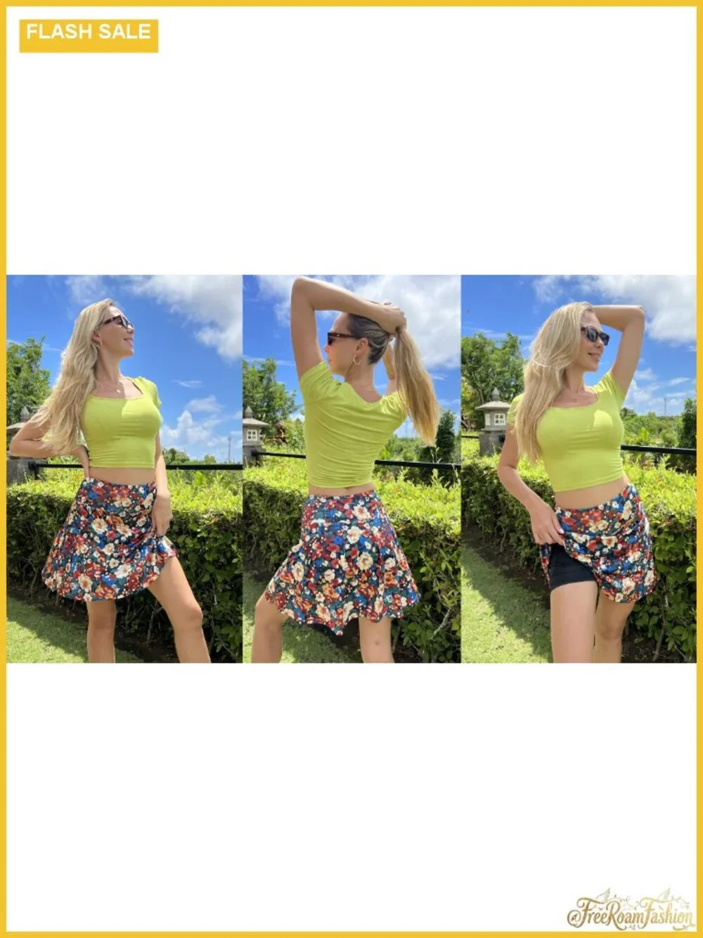 Women's High Waist Pleated Golf Skort with Pockets, Knee Length Athletic Tennis